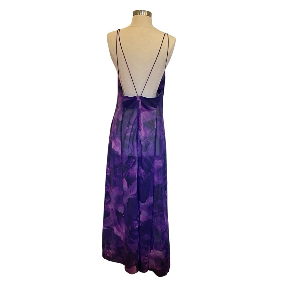 Runaway The Label Calista Maxi Dress In Purple - Picture 8 of 13